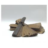 Ancient Asian palm leaf manuscript