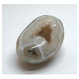 POLISHED NATURAL AGATE GEODE LARGE