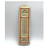 PIEDMONT FUNERAL HOME METAL THERMOMETER