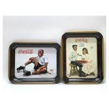 Coca Cola Black Americana Trays 11x13