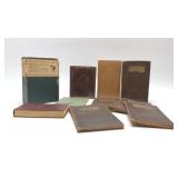 Assorted antique books
