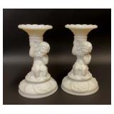 Imperial cherub candlesticks 7