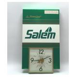 Salem tobacco clock