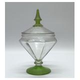 ANCHOR HOCKING LIDDED CANDY DISH