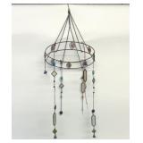 BEADED METAL AND GLASS SUN CATCHER