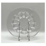 DUNCAN MILLER HEAVY DEVILED EGG PLATE