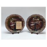 1970 FENTON CARNIVAL GLASS PLATES