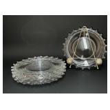 6 HEISEY LARIAT DESSERT PLATES 8