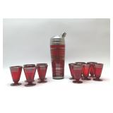 ART DECO BARWARE PADEN CITY "GLADES