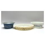 PYREX VTG CASSEROLE DISHES