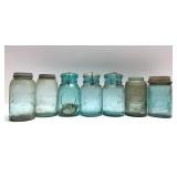 ASSORTED MASON BALL JARS