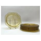 6 MADRID DEPRESSION ERA PLATES