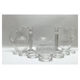Crystal assorted tableware