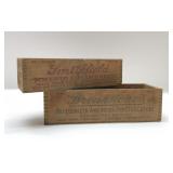 VTG Cheese Boxes Smithfield and Breakstone