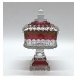 WESTMORELAND RUBY FLASH WEDDING BOWL