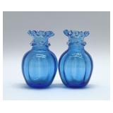 MATCHED PILGRIM Blown GLASS VASES