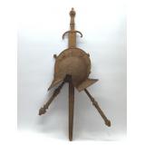 COAT OF ARMS RUSTY METAL