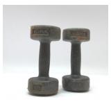 VTG 10LB YORK WEIGHTS CAST IRON 8