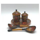 RUSSIAN KHOKHLOMA LACQUERWARE