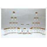 WEDGWOOD ROYAL GOLD CORDIALS,  CANDLESTICKS