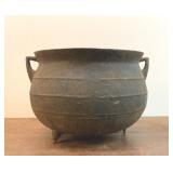 3 Legged Antique Cauldron cast iron