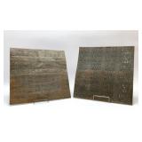 DAYS O WORK TOBACCO METAL SHEET