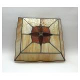 LEADED GLASS LAMP SHADE 15