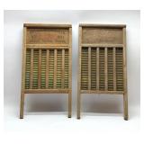 2 VTG WASHBOARDS ADVERTISING