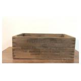 VTG prepared paints wood crate