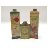 ANTIQUE POWDER VANITY TINS 8ï¿½ï¿½
