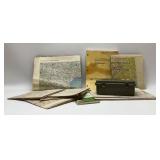 MILITARY MAPS, FIRST AID KIT, M16 RIFLE MANUAL