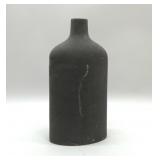 Pottery vase flat black matte finish 12 ï¿½ï¿½