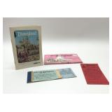 1986 Summer DISNEYLAND MAP, PARKING PASS