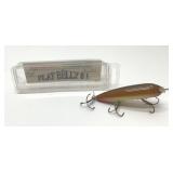 VTG PRESTON WOODEN LURE FLATBELLY