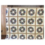 DRESDEN PLATE FULL SIZE QUILT