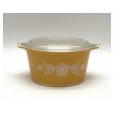 PYREX BUTTERFLY GOLD 1970 CASSEROLE 8ï¿½ï¿½