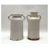 2 Pottery vases 11ï¿½ï¿½