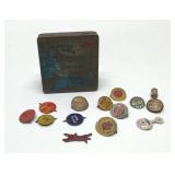 VTG TOBACCO TAGS TIN