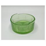 Uranium glass ART DECO 1930ï¿½s relish dish