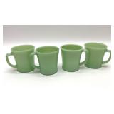 FIRE KING JADEITE MUG SET OF 4