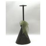 METAL COUNTRY PLUNGER CANDLE HOLDER
