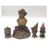 4 TOM CLARK GNOMES