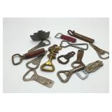 Bottle opener collection advertising