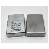 2 VTG ZIPPO LIGHTERS