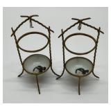 JAPANESE GEISHA GIRL BOWLS