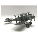 METAL AIRPLANE DECOR ITEM