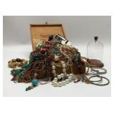 VTG costume jewelry, Pack, watch Dome