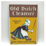 13x9" porcelain old Dutch cleanser sign