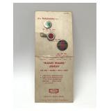 TAMCO HI BAKE ENAMEL JEWELRY ON ORIGINAL CARD