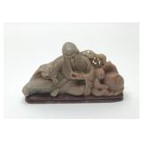 5" Chinese Soapstone Carved Figure